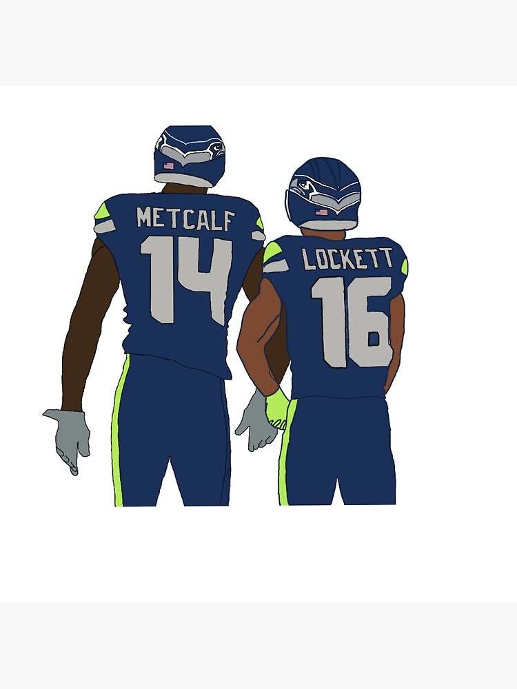 DK Metcalf & Tyler Lockett Tote Bag by AirForce88