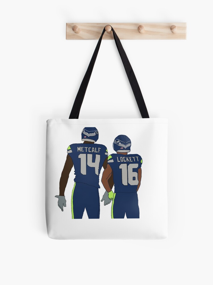 DK Metcalf & Tyler Lockett Tote Bag by AirForce88