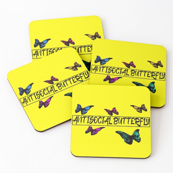 Item preview, Antisocial Butterfly - Skull butterflies designed and sold by RabbitLair.