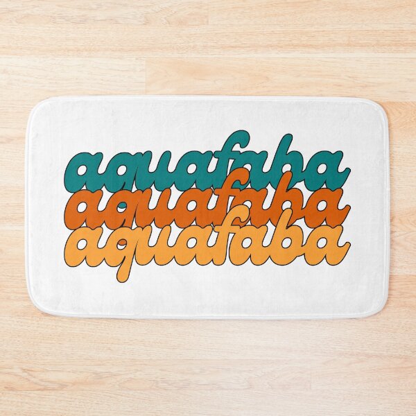 Item preview, AQUAFABA Vegan Meringue Cool Retro Text designed and sold by a-little-ink.