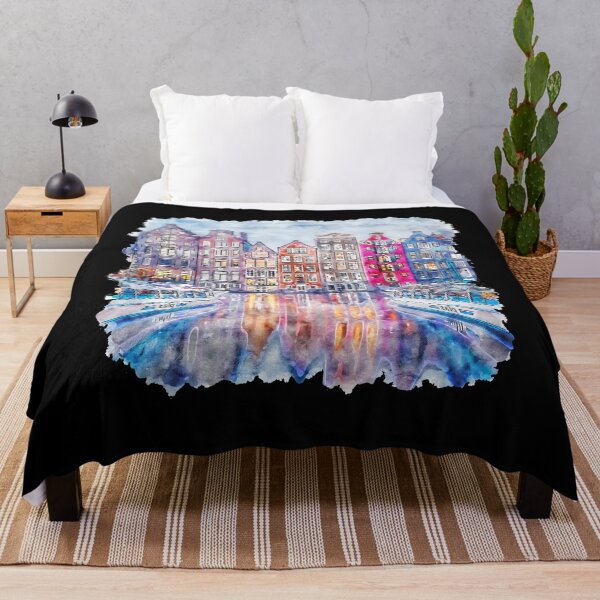 Item preview, Amsterdam skyline art designed and sold by madsunstd.