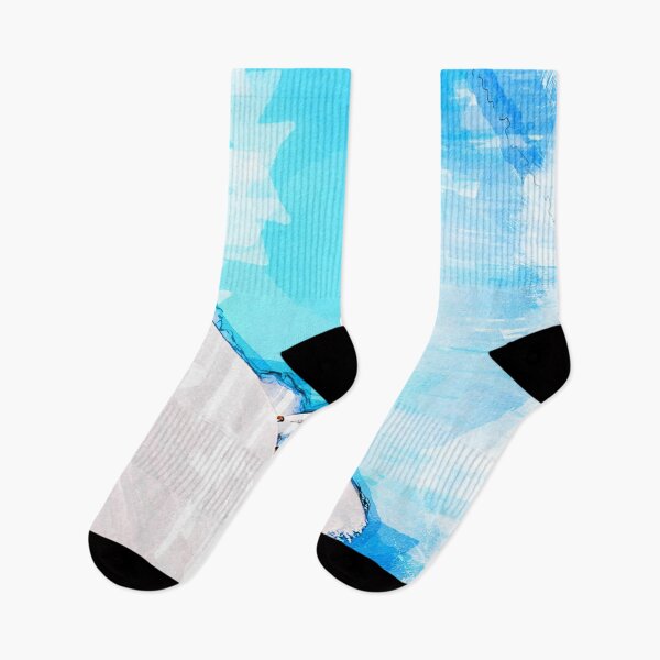 Item preview, Skiing In Norway Abstract. For ski lovers. designed and sold by ColortrixArt.