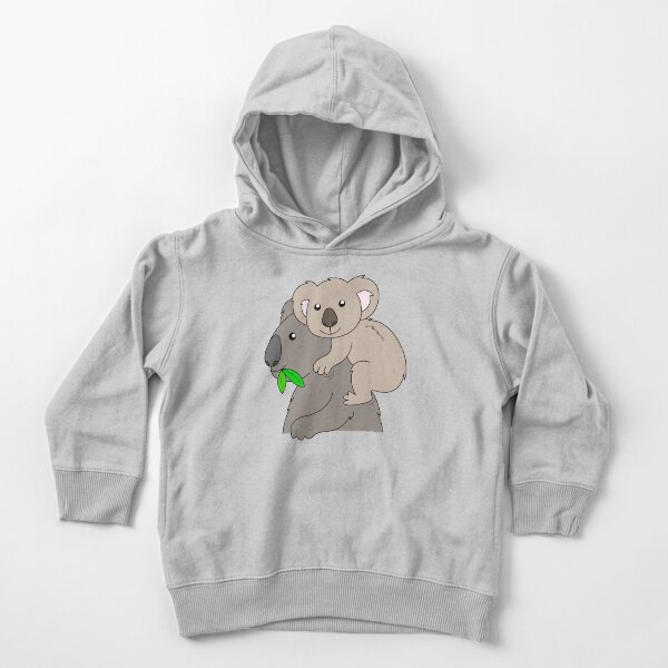 Enfants Filles, Taille 14-XL À Manches Longues Turquoise à capuche avec KOALA/"Princesse" 