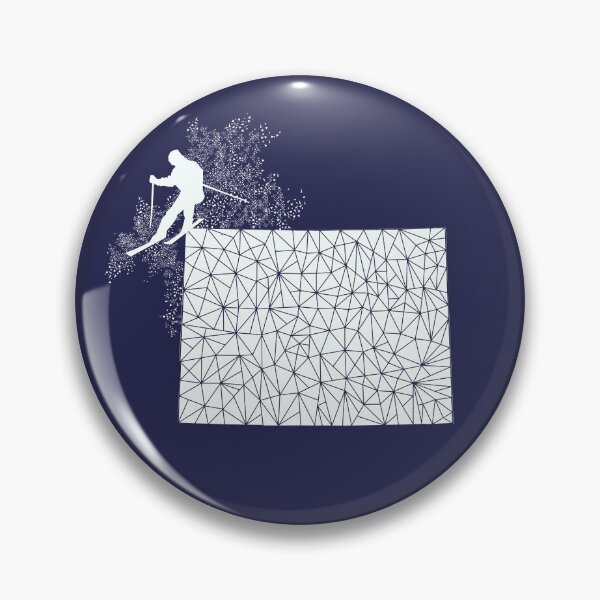Item preview, State of Colorado Geometric Skier designed and sold by HungryDino.