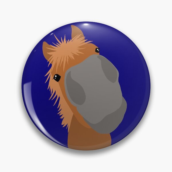 Item preview, Nosey Chestnut Pony designed and sold by HorseFly Ranch.