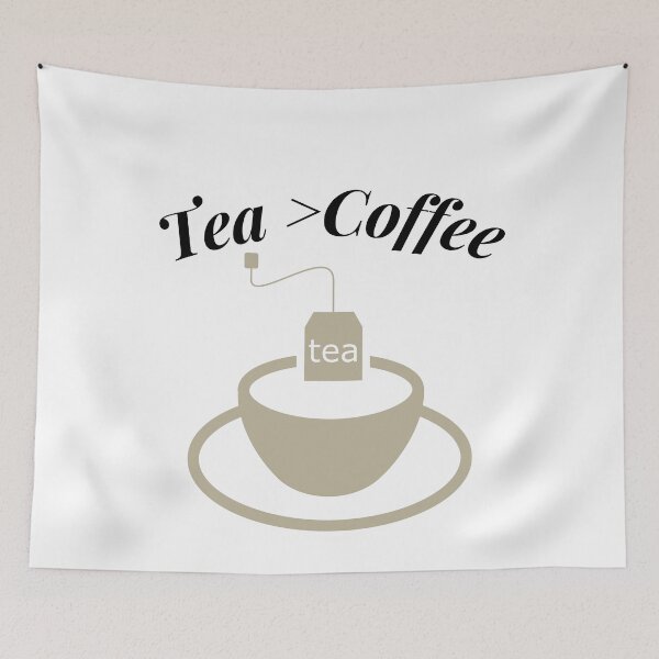 Item preview, Tea Over Coffee, Tea Lover,,  designed and sold by efenem.