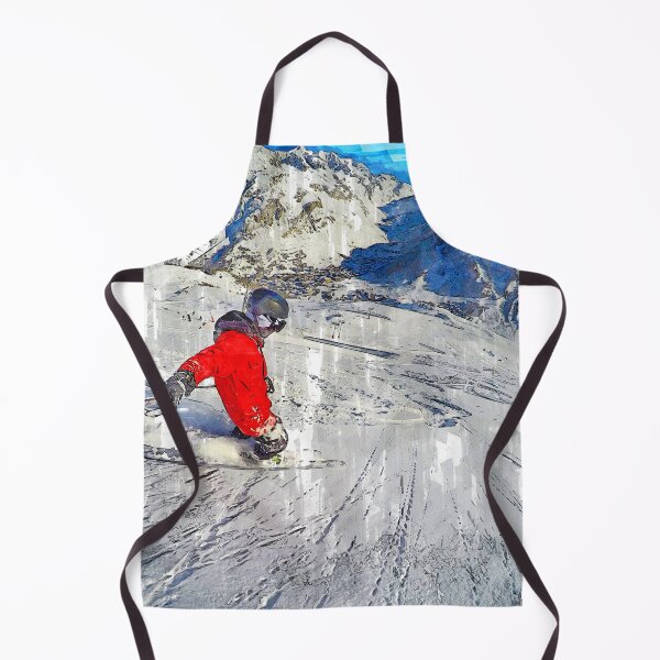 Item preview, Skiing Downhill Abstract. For ski lovers. designed and sold by ColortrixArt.