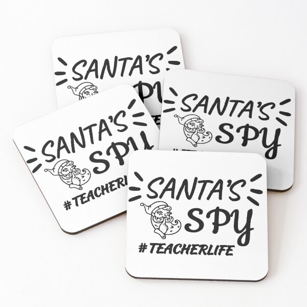 Item preview, Santa's spy #Teacherlife designed and sold by Pattranit56.