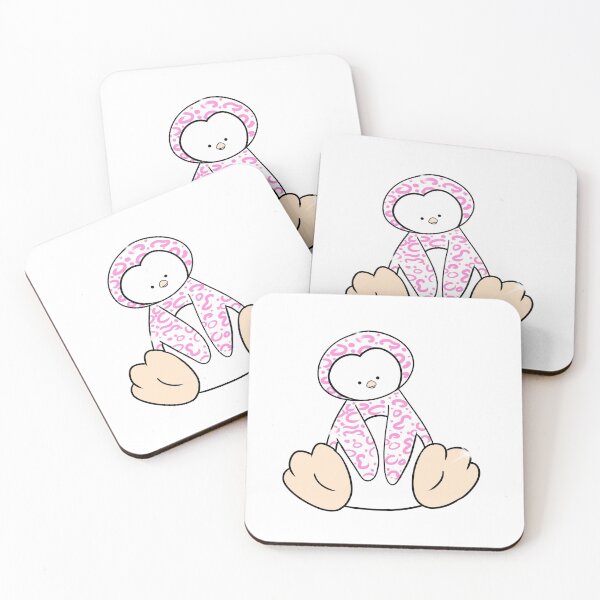 Item preview, Animal Print Penguin (pink cheetah) designed and sold by gross-girl99.