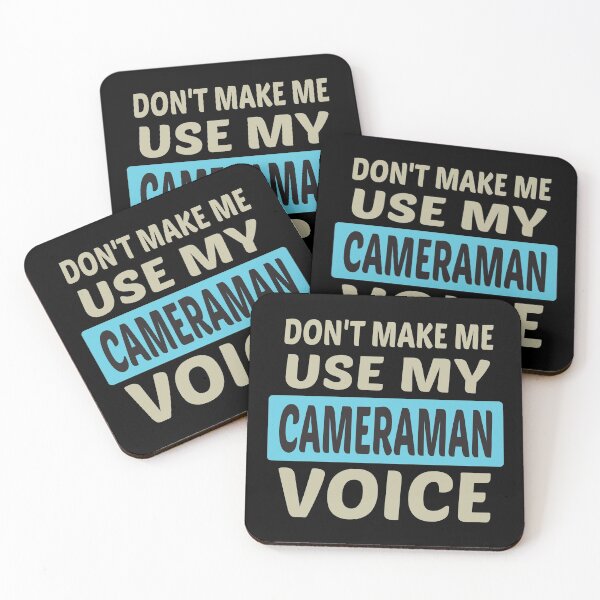 Item preview, Don't Make Me Use My Cameraman Voice, Cute Funny Gift Idea For Cameramen  designed and sold by awesomedraw.