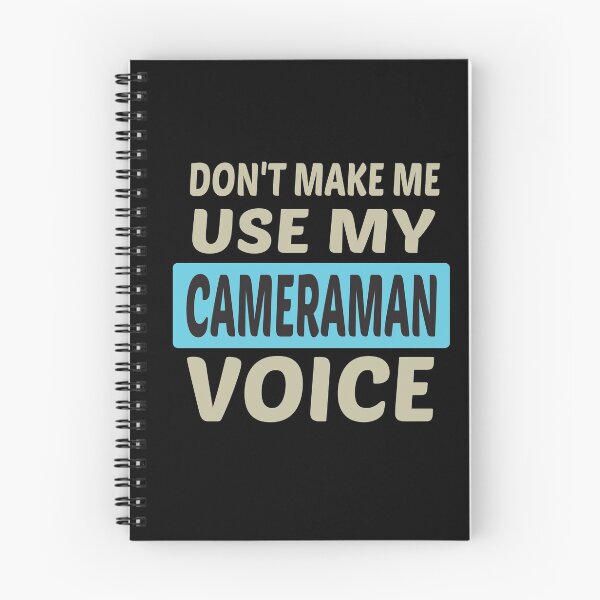 Item preview, Don't Make Me Use My Cameraman Voice, Cute Funny Gift Idea For Cameramen  designed and sold by awesomedraw.