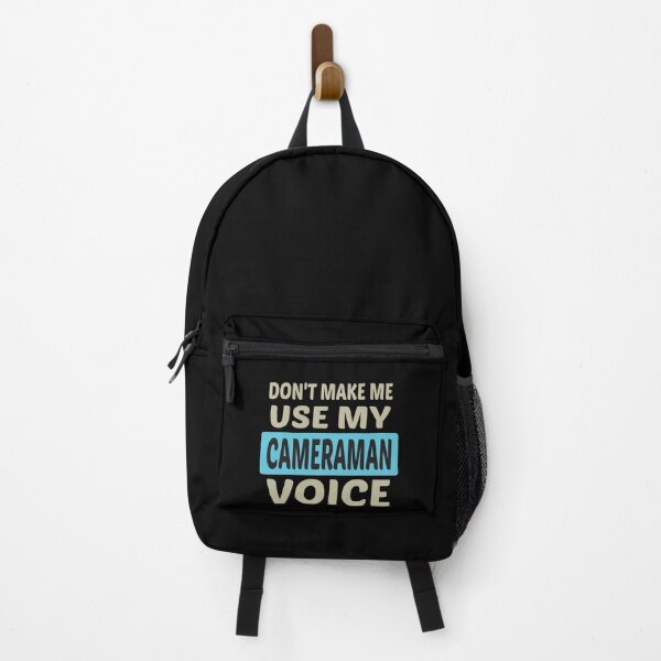 Item preview, Don't Make Me Use My Cameraman Voice, Cute Funny Gift Idea For Cameramen designed and sold by awesomedraw.