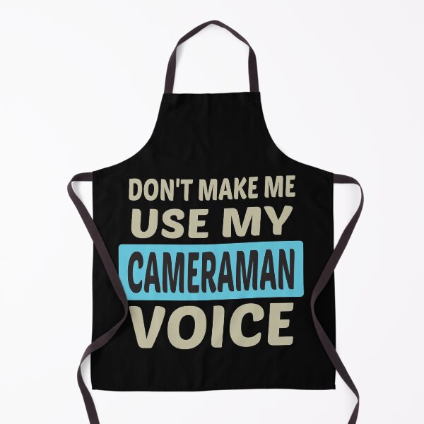 Item preview, Don't Make Me Use My Cameraman Voice, Cute Funny Gift Idea For Cameramen designed and sold by awesomedraw.