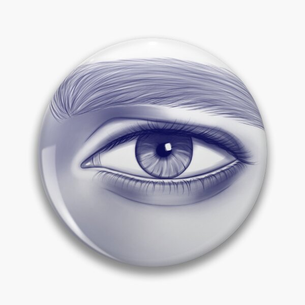 Item preview, Male eye. Monochrome illustration designed and sold by Iris777.