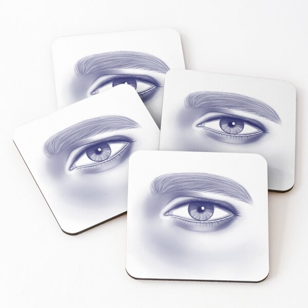 Item preview, Male eye. Monochrome illustration designed and sold by Iris777.