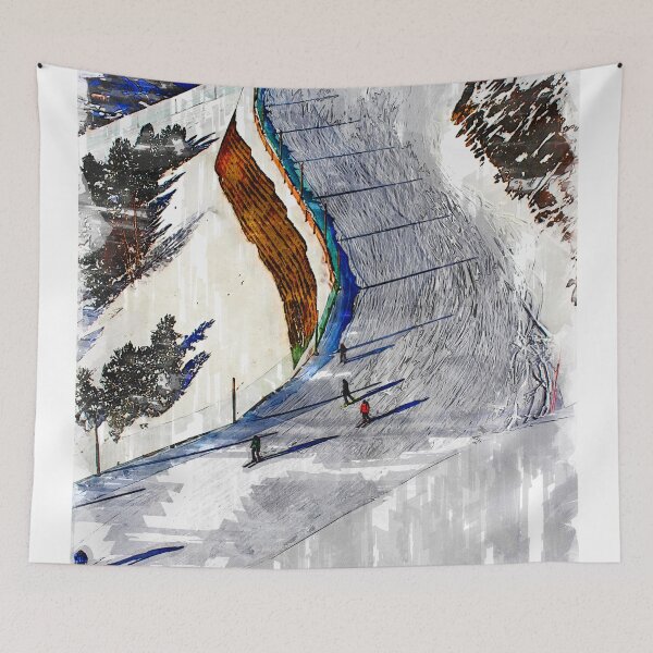 Item preview, Ski Freestyle Abstract. For ski lovers. designed and sold by ColortrixArt.