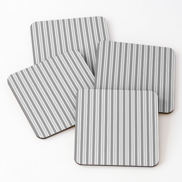 Item preview, Soft Greys - Asymmetric Stripes designed and sold by implexity.
