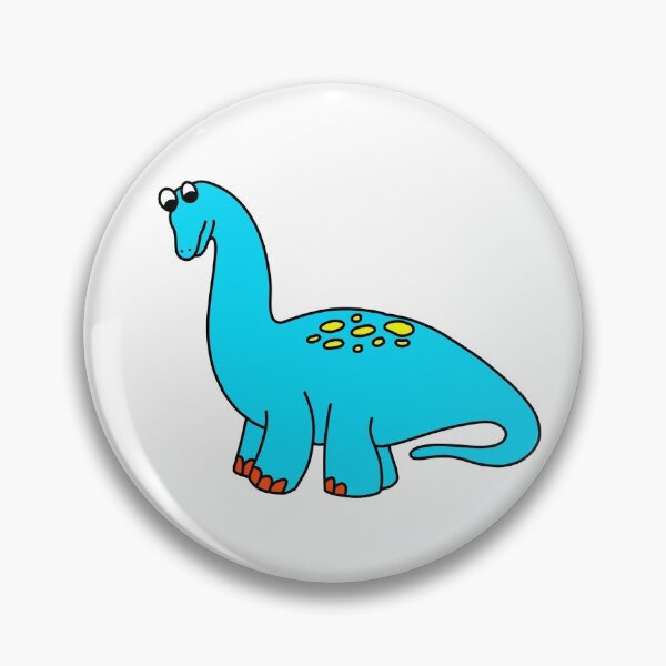 Item preview, Blue Retro Dinosaur  designed and sold by GhostLonging.