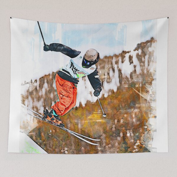 Item preview, Pro Skier In The Air. For ski lovers designed and sold by ColortrixArt.