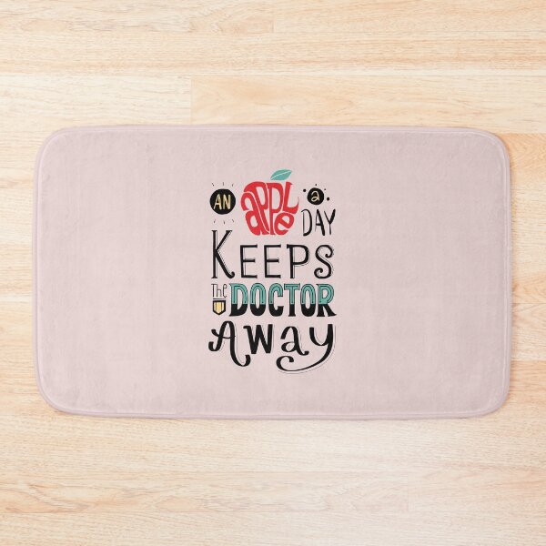 Item preview, An Apple A Day Keeps The Doctor Away Veganuary  designed and sold by FitFabFunny.