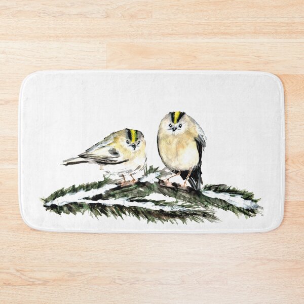 Item preview, Wintry Goldcrests designed and sold by amber-t.