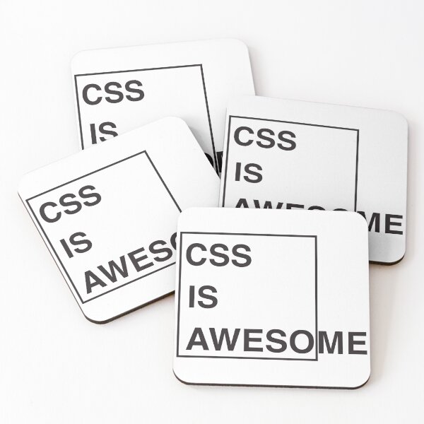 Item preview, CSS is Awesome - Funny Programming meme designed and sold by Hapo Team.