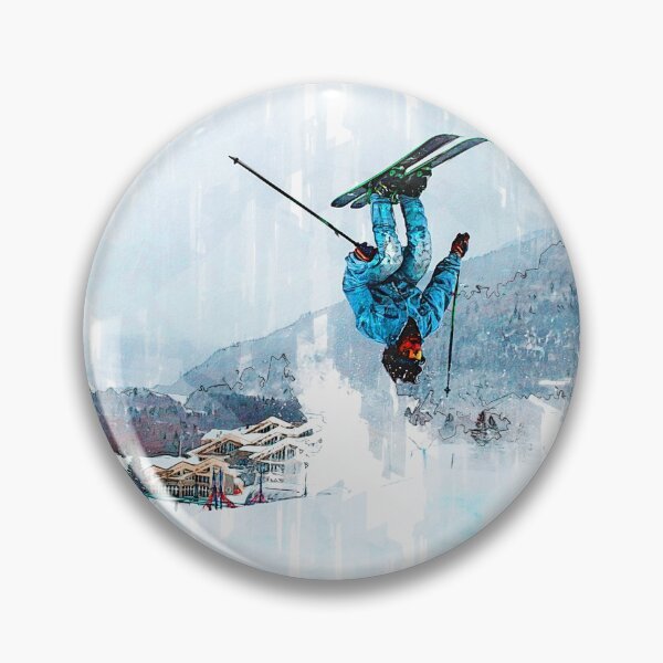 Item preview, Upside Down Skiing Pro. For ski lovers. designed and sold by ColortrixArt.