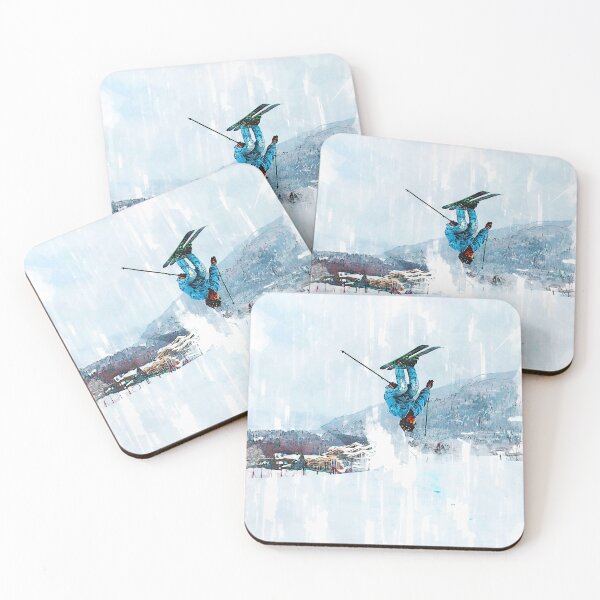 Item preview, Upside Down Skiing Pro. For ski lovers. designed and sold by ColortrixArt.