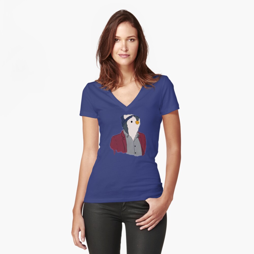 Item preview, Fitted V-Neck T-Shirt designed and sold by jessemillar.