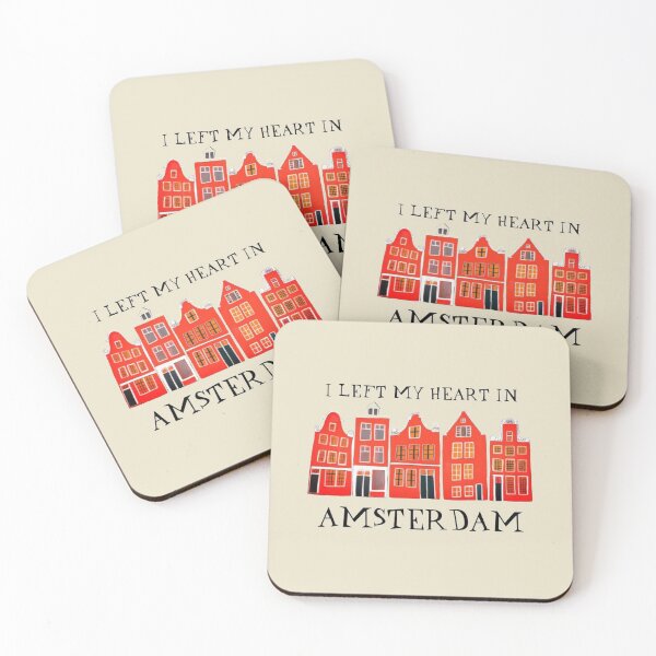 Item preview, I LEFT MY HEART IN AMSTERDAM  designed and sold by chopola-shop.