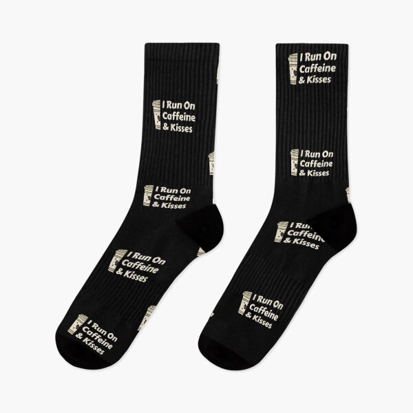 Item preview, I Run on Caffeine and Kisses Gift designed and sold by Emerg-Apparel.