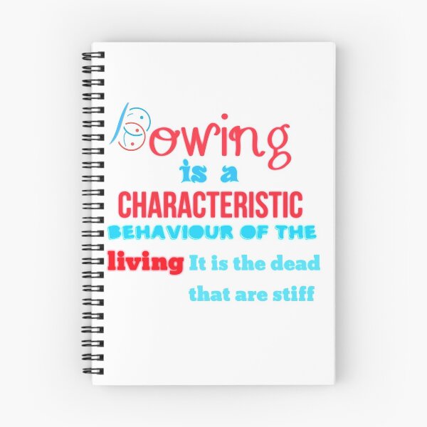 Item preview, Bowing is a characteristic behaviour of the living, it is the dead that are stiff designed and sold by artisky.