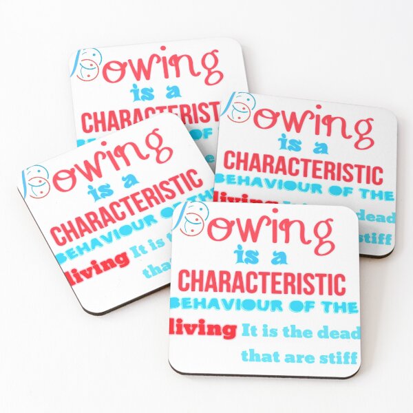 Item preview, Bowing is a characteristic behaviour of the living, it is the dead that are stiff designed and sold by artisky.