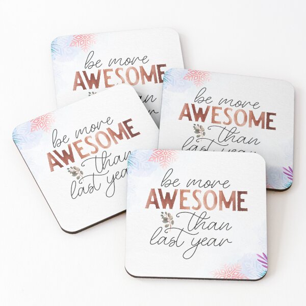 Item preview, Be more awesome than last year | New Year | Festival designed and sold by designdroplet.