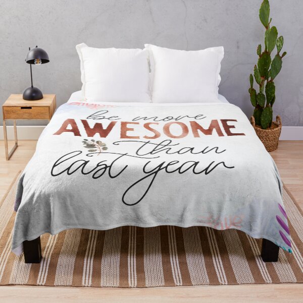 Item preview, Be more awesome than last year | New Year | Festival designed and sold by designdroplet.