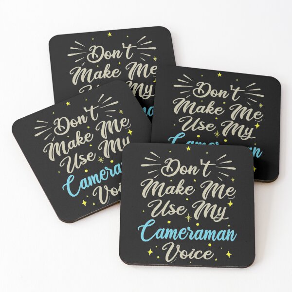 Item preview, Don't Make Me Use My Cameraman Voice, Cute Funny Gift Idea For Cameramen  designed and sold by awesomedraw.