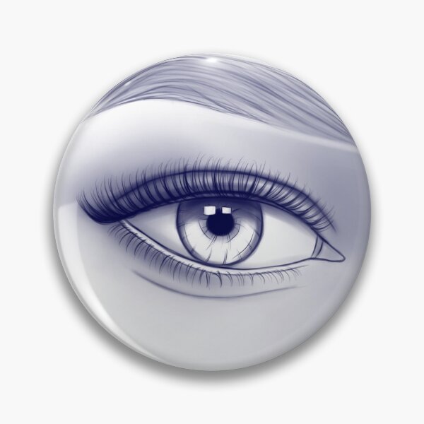 Item preview, The female eye. Monochrome illustration designed and sold by Iris777.