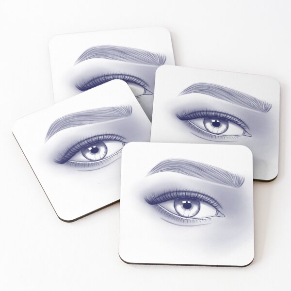 Item preview, The female eye. Monochrome illustration designed and sold by Iris777.