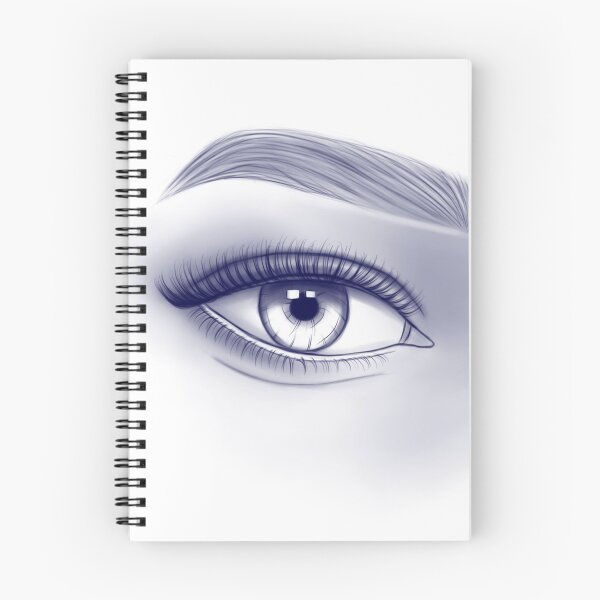 Item preview, The female eye. Monochrome illustration designed and sold by Iris777.