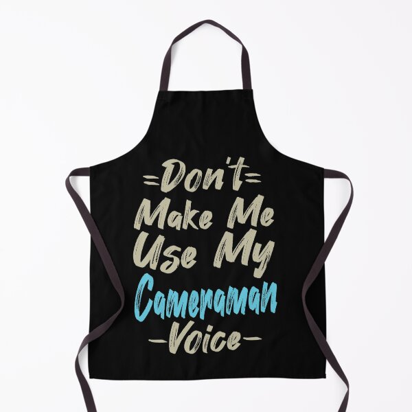 Item preview, Don't Make Me Use My Cameraman Voice, Cute Funny Gift Idea For Cameramen designed and sold by awesomedraw.