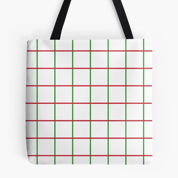 Item preview, Christmas Windowpane Check Grid (red/green/white) designed and sold by Design Minds Boutique.