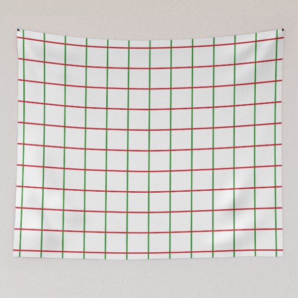 Item preview, Christmas Windowpane Check Grid (red/green/white) designed and sold by Design Minds Boutique.