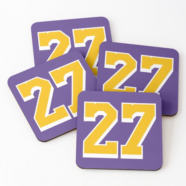 Item preview, 27 Yellow Number Twenty-seven Purple Basketball Jersey designed and sold by elhefe.