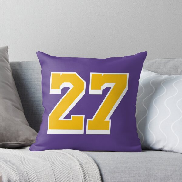 Item preview, 27 Yellow Number Twenty-seven Purple Basketball Jersey designed and sold by elhefe.