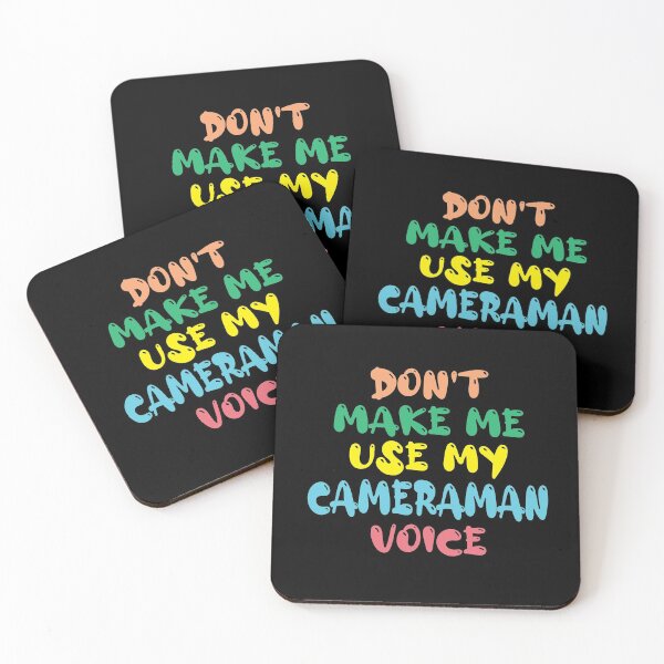 Item preview, Don't Make Me Use My Cameraman Voice, Cute Funny Gift Idea For Cameramen  designed and sold by awesomedraw.