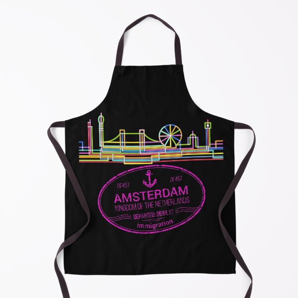 Item preview, Amsterdam Kingdom City Skyline Neon Dream designed and sold by Drnksuzys.