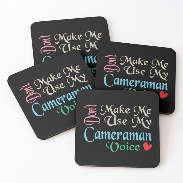 Item preview, Don't Make Me Use My Cameraman Voice, Cute Funny Gift Idea For Cameramen  designed and sold by awesomedraw.