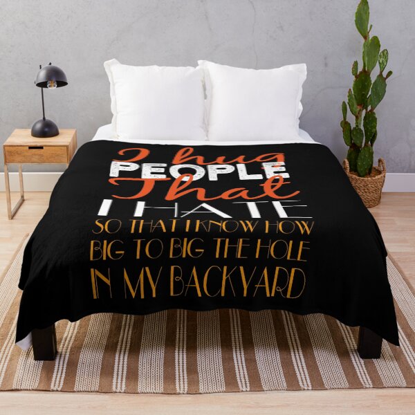 Item preview, I Hug People That I Hate, Funny Anti Social designed and sold by Mode Tees.