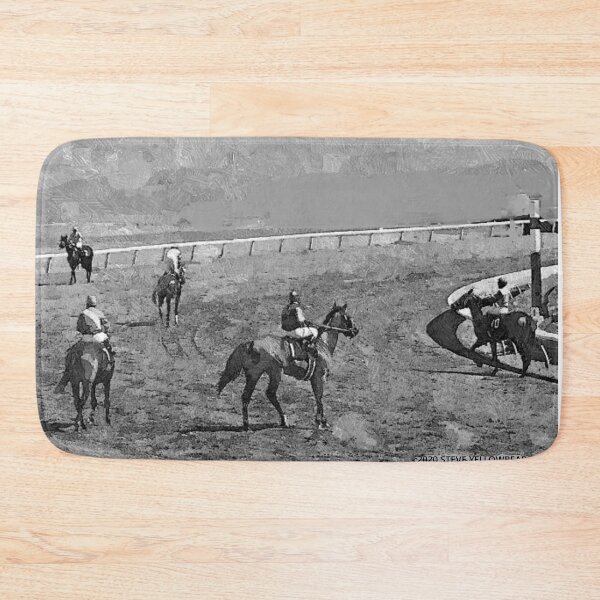 Item preview, THOROUGHBREDS PULLING UP by Steve Yellowbear Equine Fine Art C2021 designed and sold by SteveYellowbear.