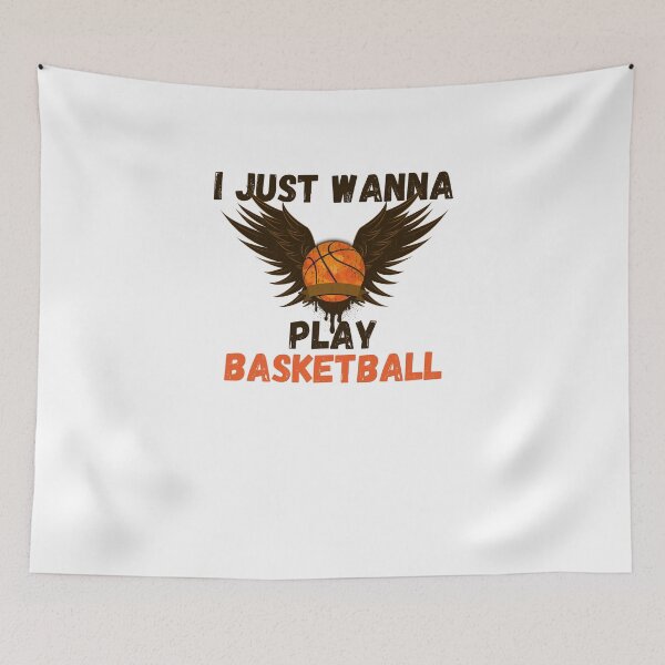 Item preview, I Just Wanna Play Basketball Gift designed and sold by Emerg-Apparel.